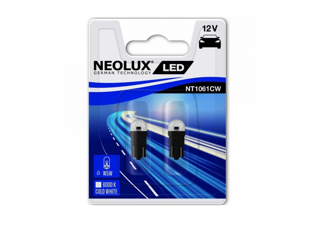 12V 0,5W W2,1x9,5d W5W NEOLUX LED Retrofits 