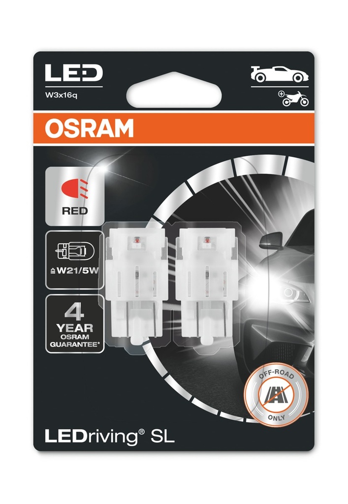 7515DRP-02BF 1,7W 12V W3X16Q BLI2 OSRAM