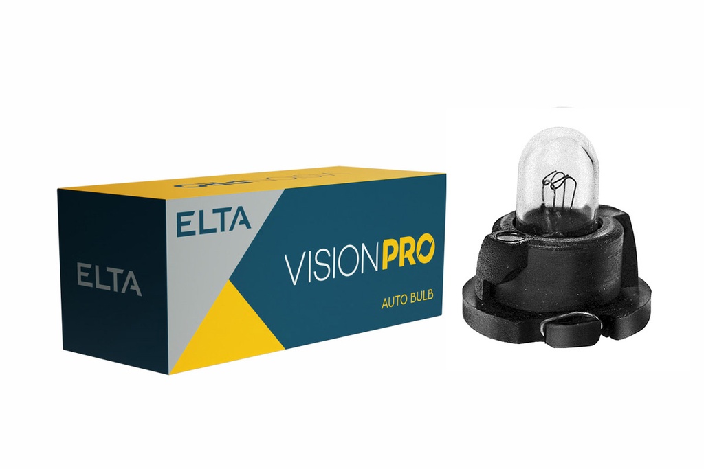 12V 1,2W F4,8 čierna pätica VISION PRO