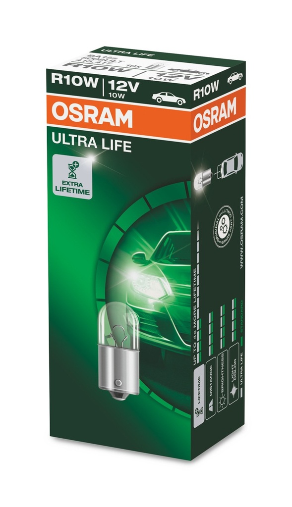 12V 10W R10W BA15s ULTRA LIFE OSRAM