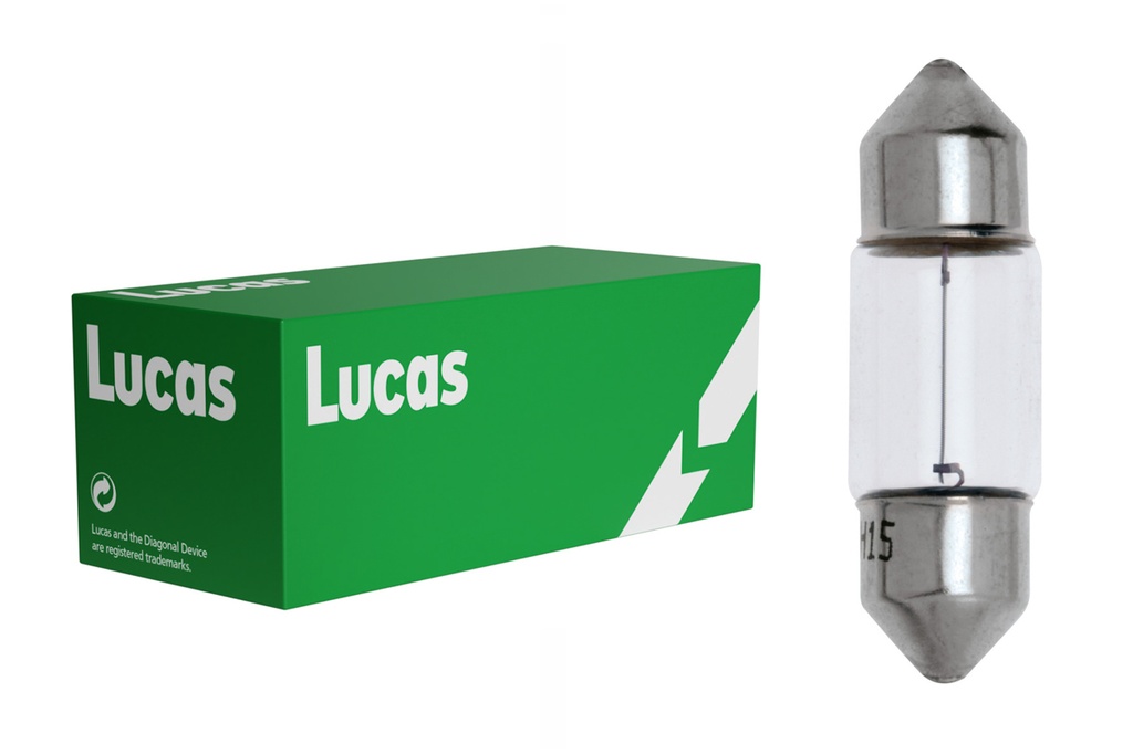 12V 10W SV8,5 10,5x31mm LUCAS