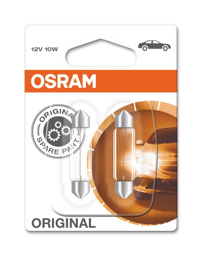 12V 10W SV8,5-8 C10W Blister-02 Dopredaj, náhrada 6411-2BL