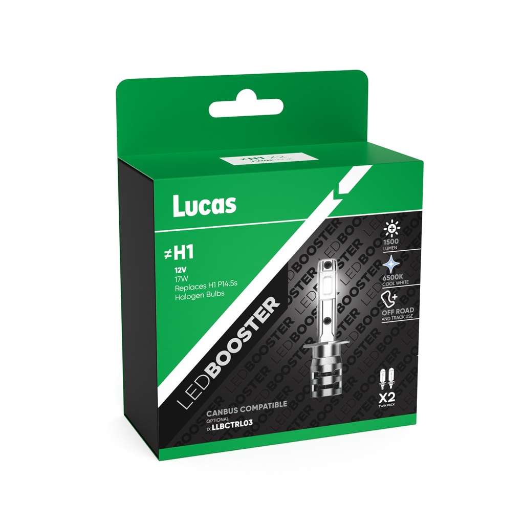 12V 15W 6500K P14,5s (H1) LEDx2 Lucas