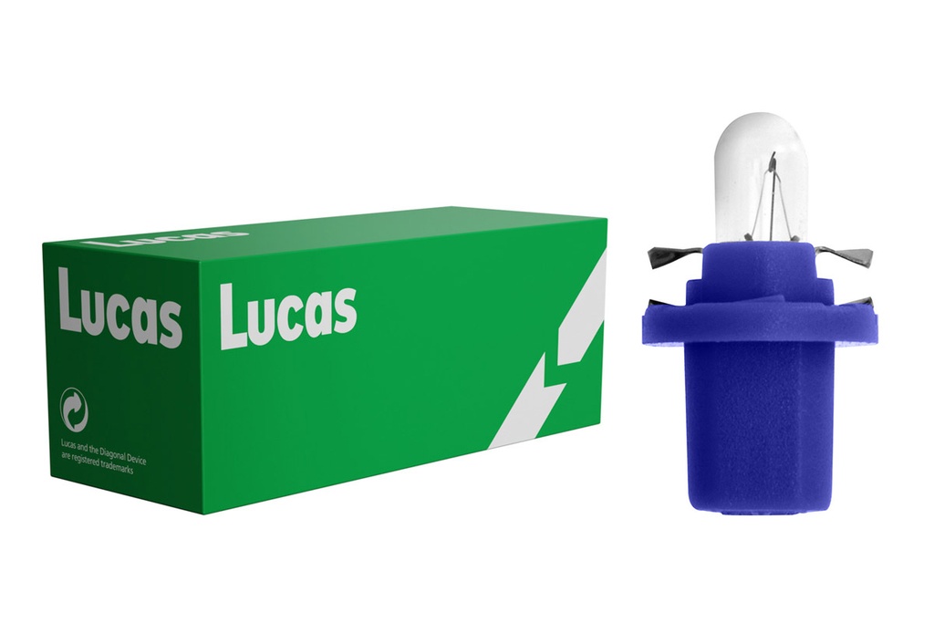 12V 1W B8,5d (Bax10d) LUCAS