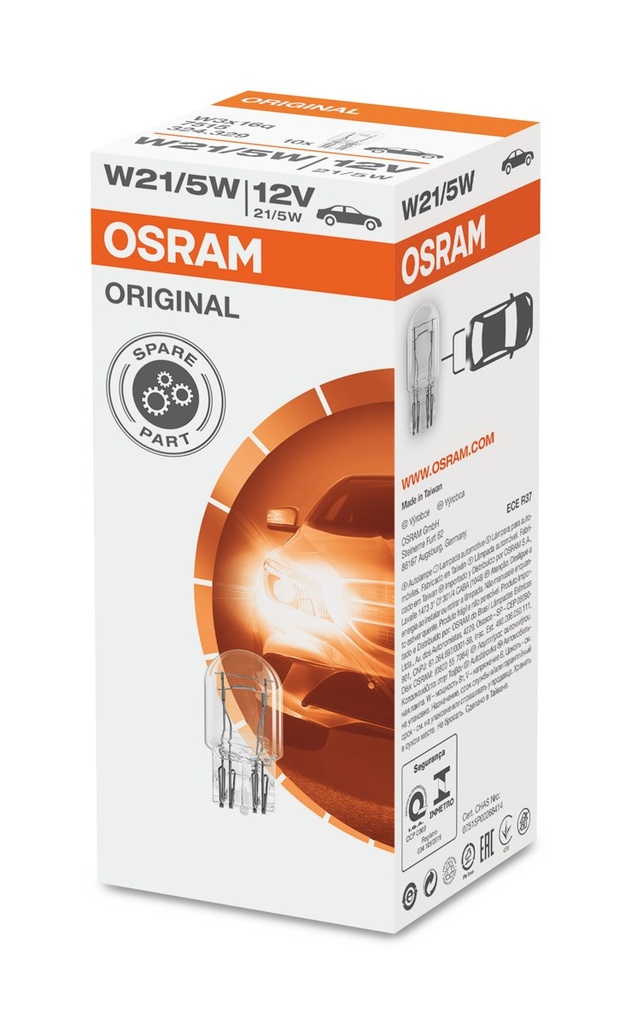 12V 21/5W W3x16q W21/5W Osram