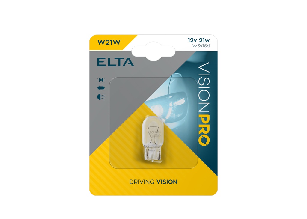 12V 21W W3x16d T20 VISION PRO Blister á1