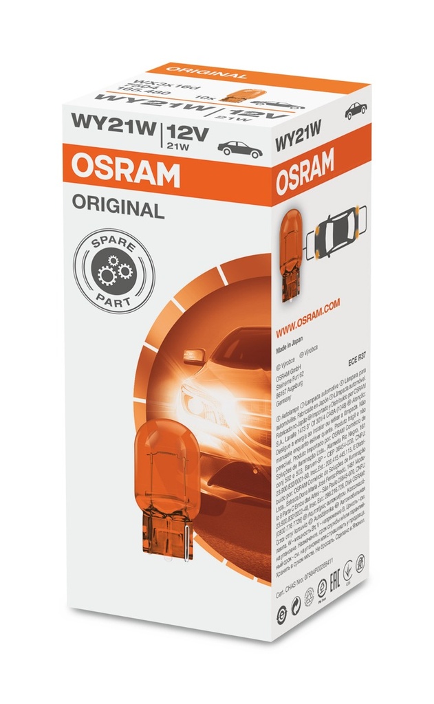 12V 21W WX3x16d WY21W OSRAM