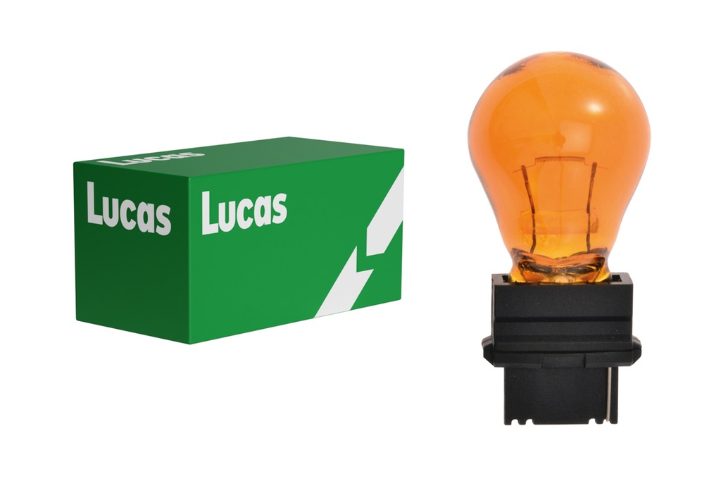 12V 27W W2,5x16d Amber LUCAS