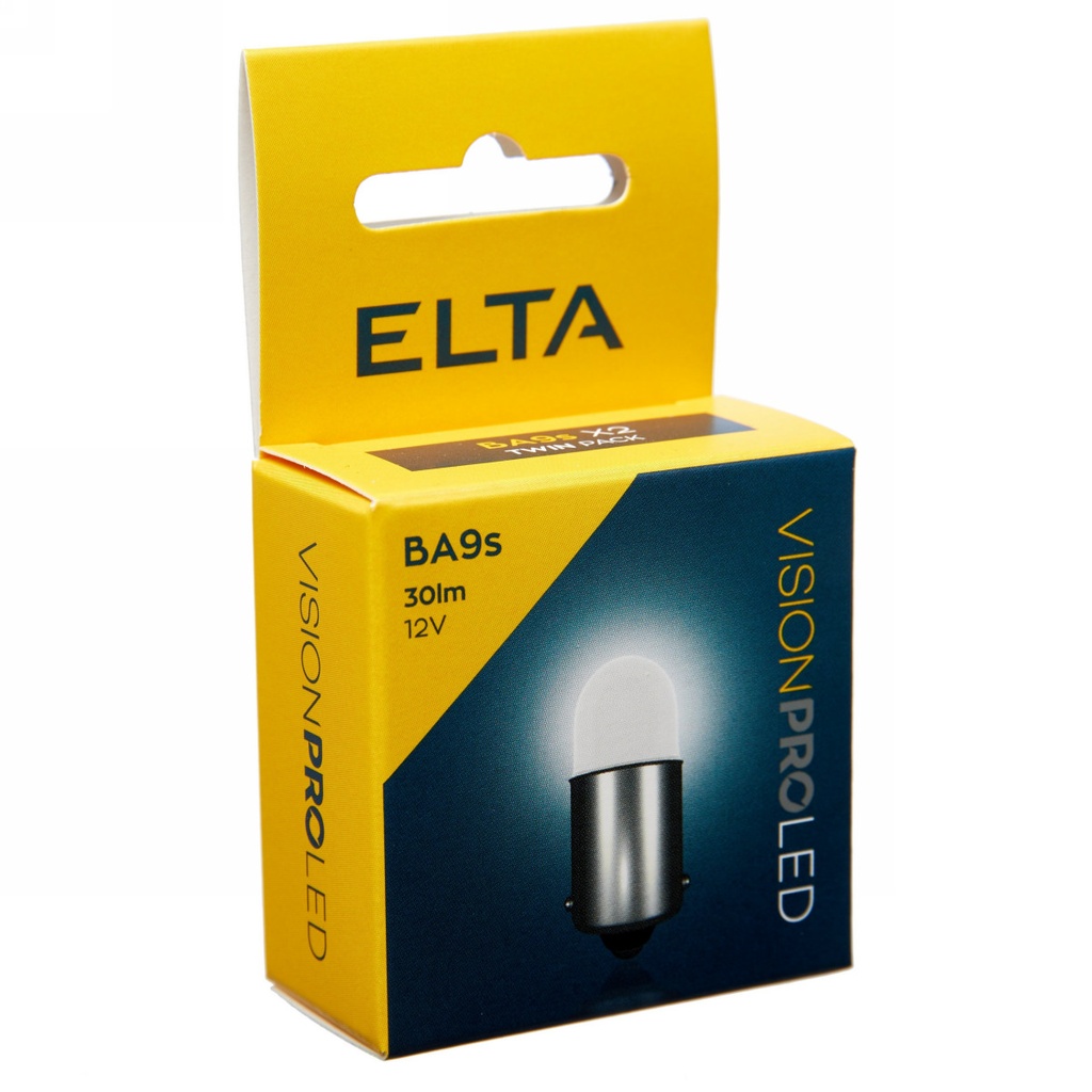 12V 30lm BA9s (233) x2 LED Elta