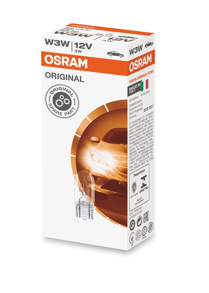 12V 3W W2,1x9,5d OSRAM