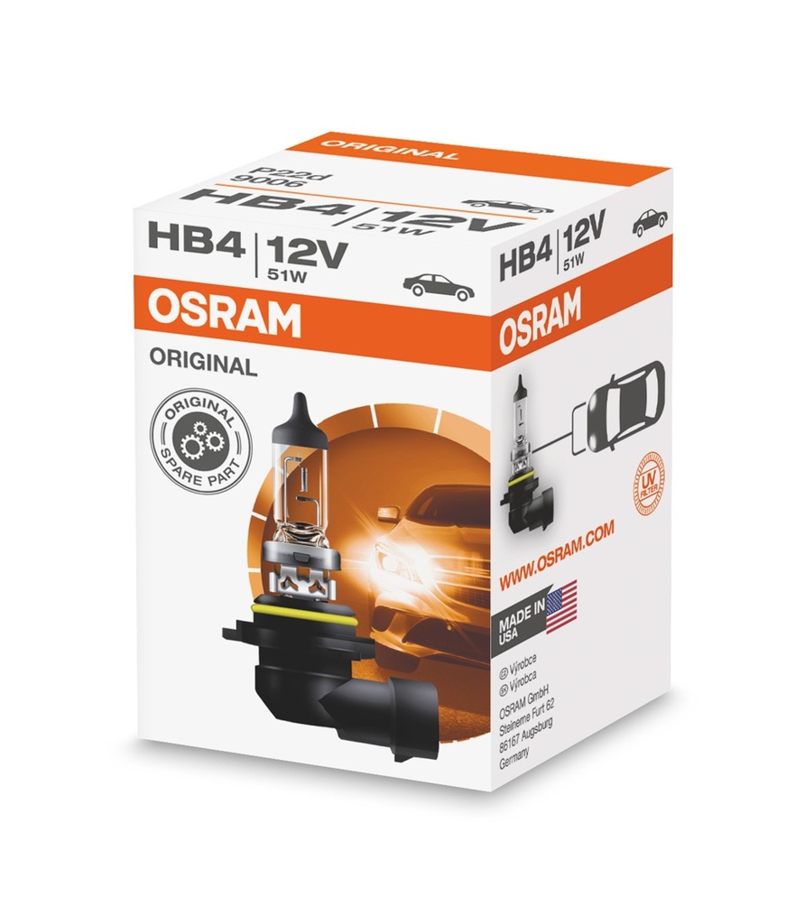 12V 55W P22D HB4 OSRAM