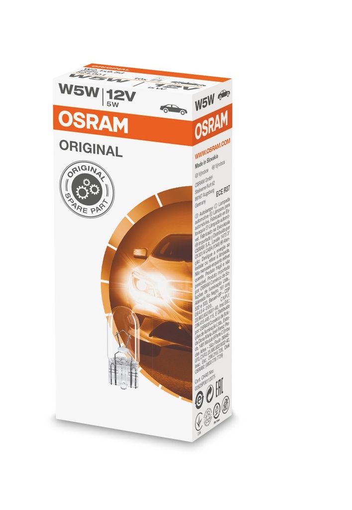 12V 5W W2,1x9,5d OSRAM