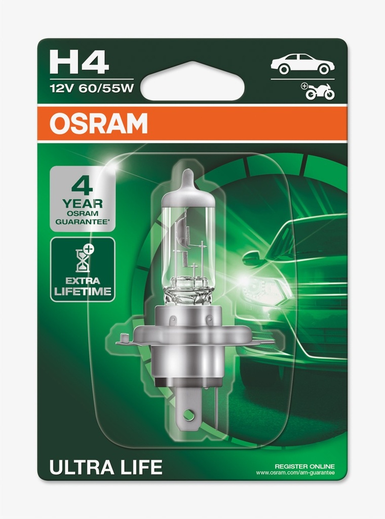 12V 60/55W P43t H4 Osram  U LIFE  bli