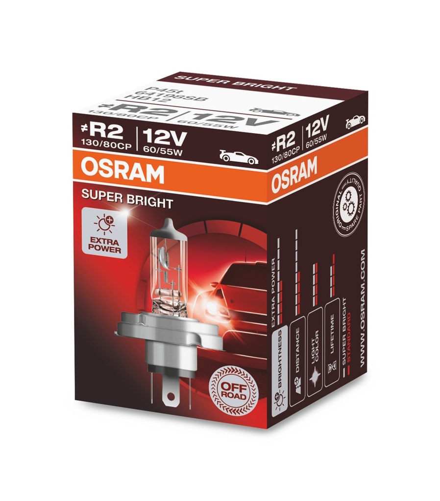 12V 60/55W P45t Osram 
