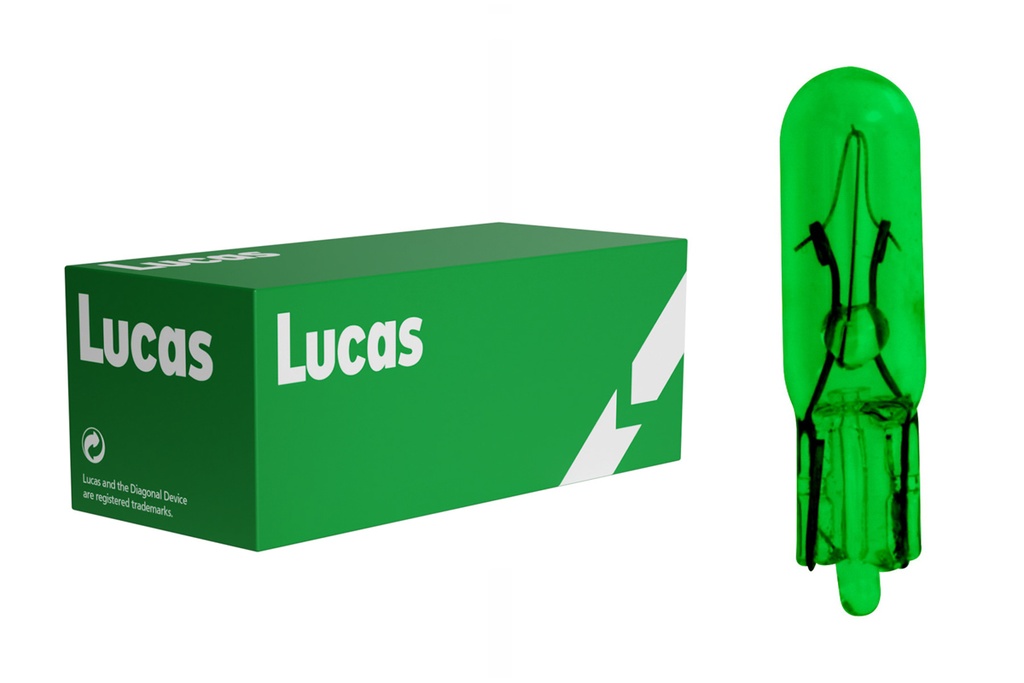 24V 1,2W W2x4,6d W1,2W LUCAS GREEN
