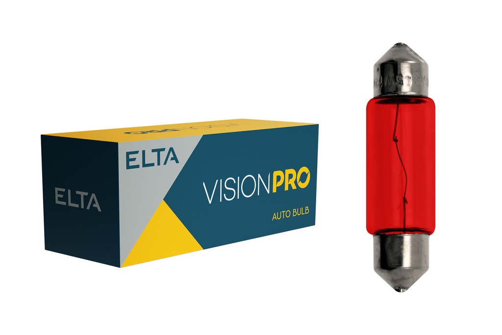 24V 5W SV8,5-8 Red (11x38mm) VISION PRO
