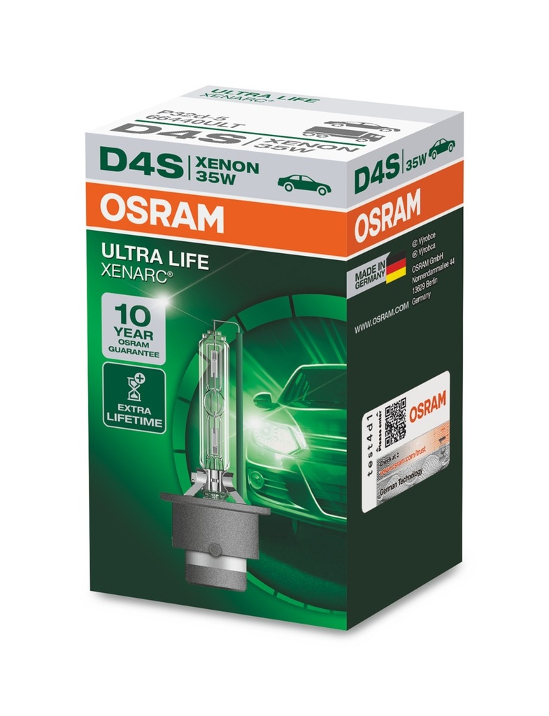35W P32D-5 10x1 D4S Osram Xenarc ULTRA LIFE