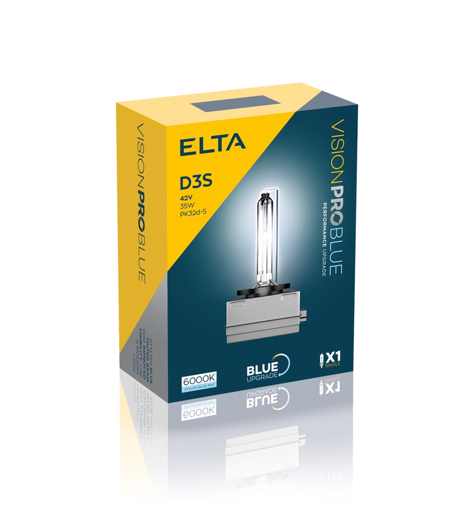 42V 35W PK32d-5 D3S BLUE, náhrada EBD3S6000SR
