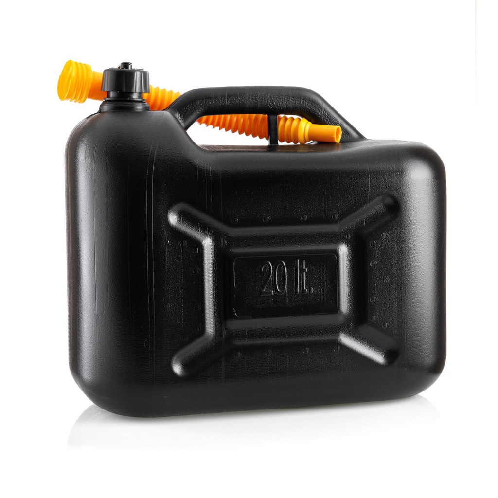 600475 Fuel-can 5L - plastic black-yellow