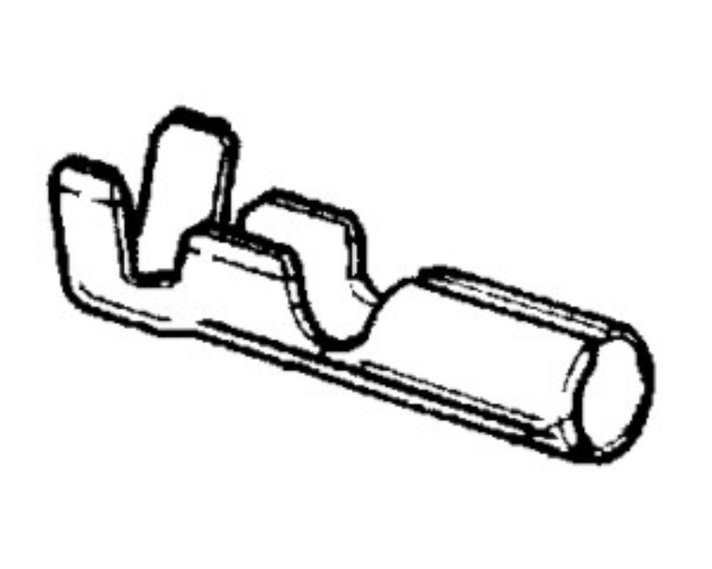 Female terminal 3,7mm / 1,0-2,5mm2
