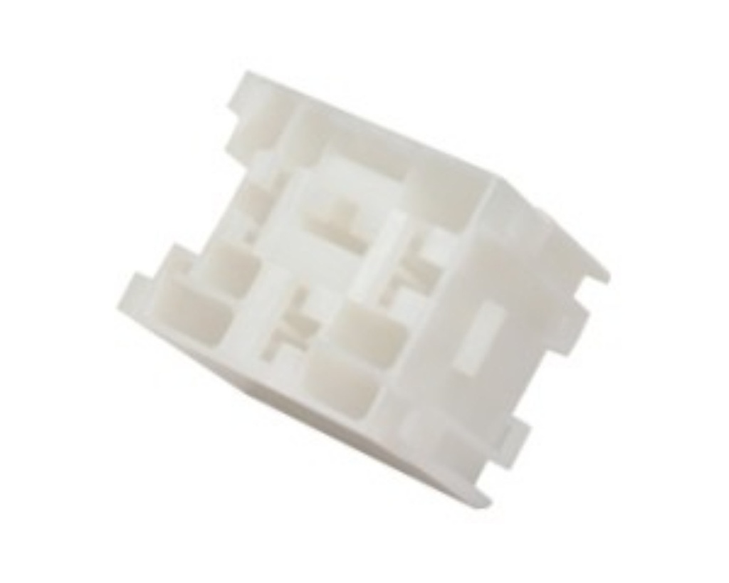 Insulating socket for relay-white