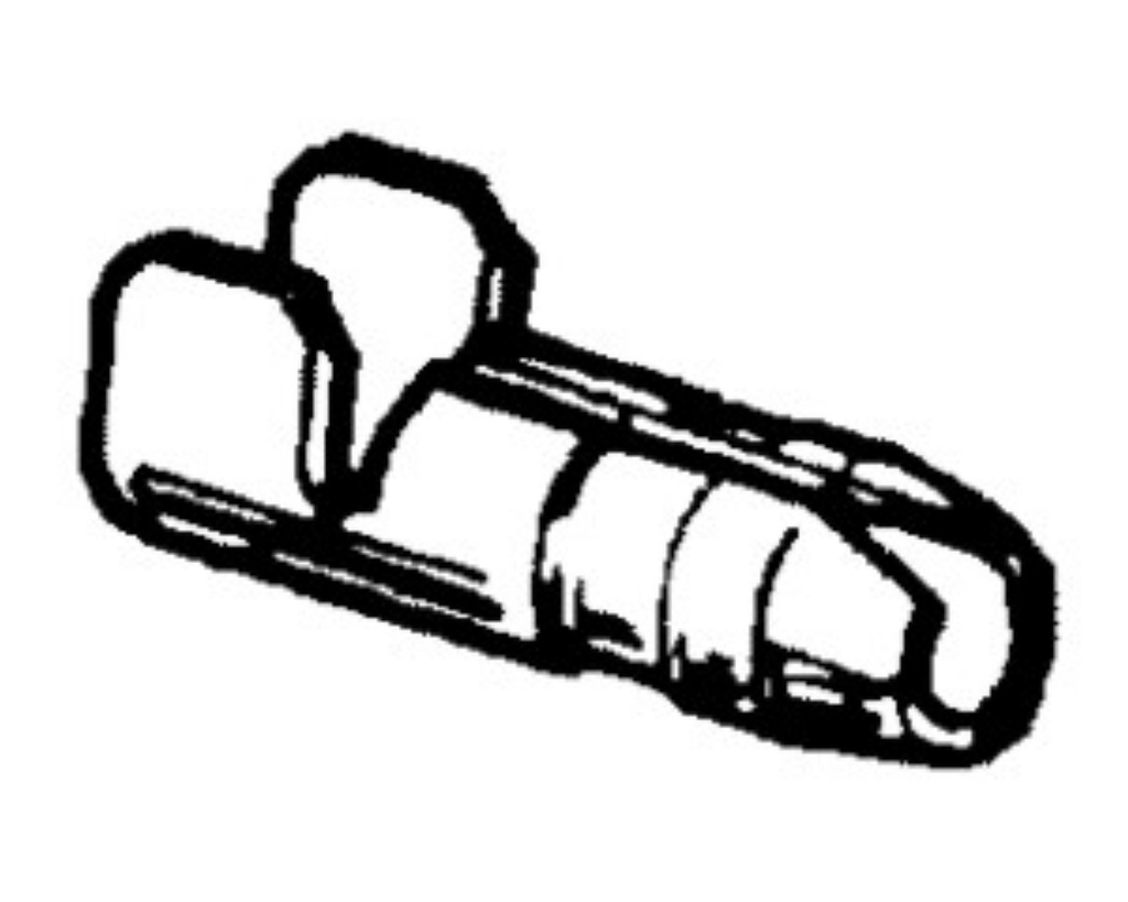 Male terminal 4mm / 1,0-2,5mm2 cab.