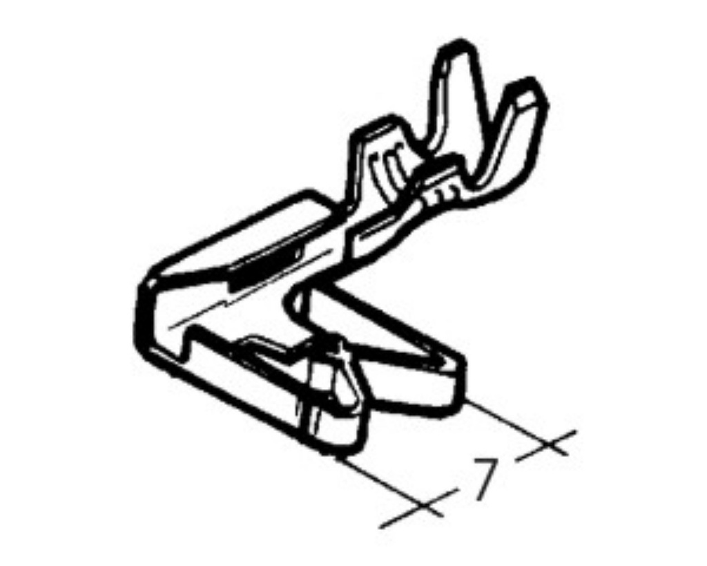 Cable terminal 7mm / 0,5-1,5mm2 - spec.