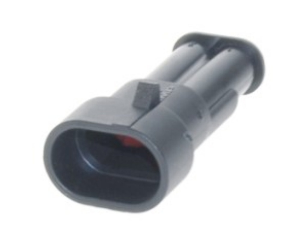 Konektor utesnený 2-cestný 1,5mm kolík 