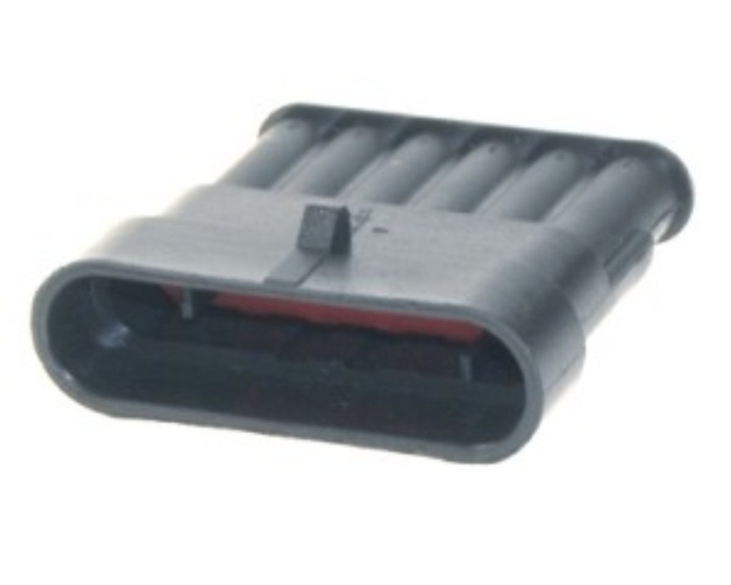 Konektor utesnený 6-cestný 1,5mm kolík 