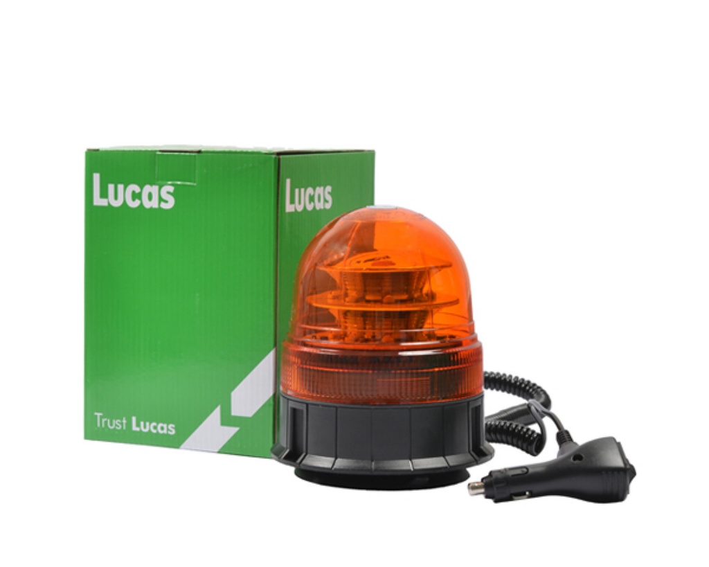 Maják 16LED x 3W 12V/24V magnetické uchytenie s prepínačom ECE R10+R65 