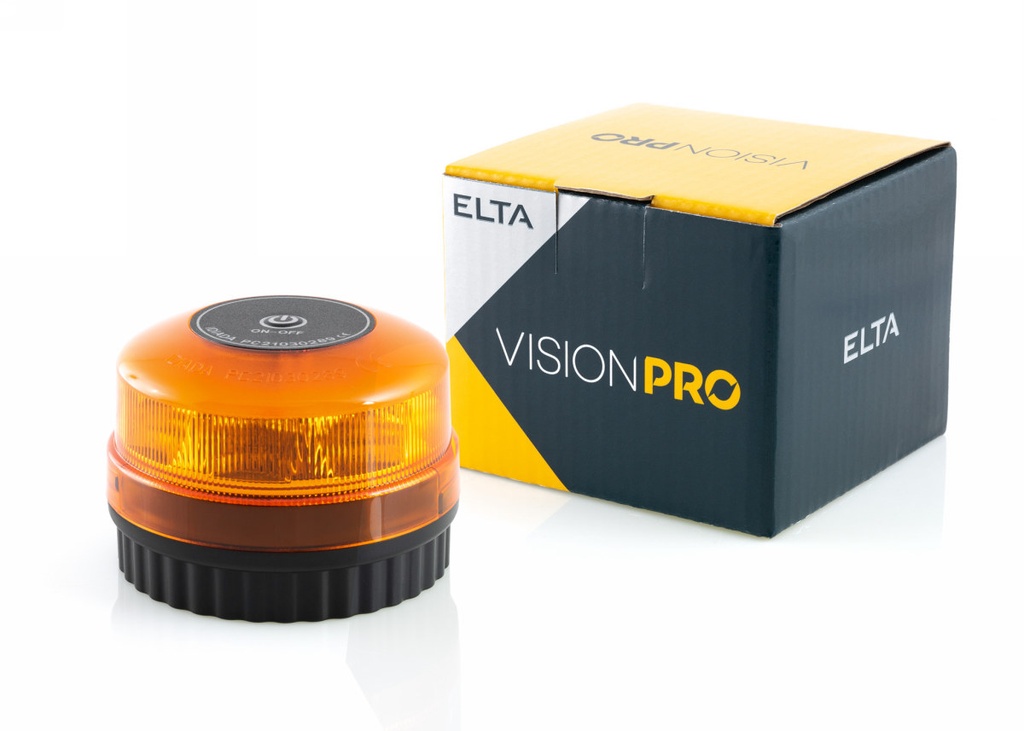 Výstražné LED svetlo na batérie 8LED V16 magnetické uchytenie / Dopredaj