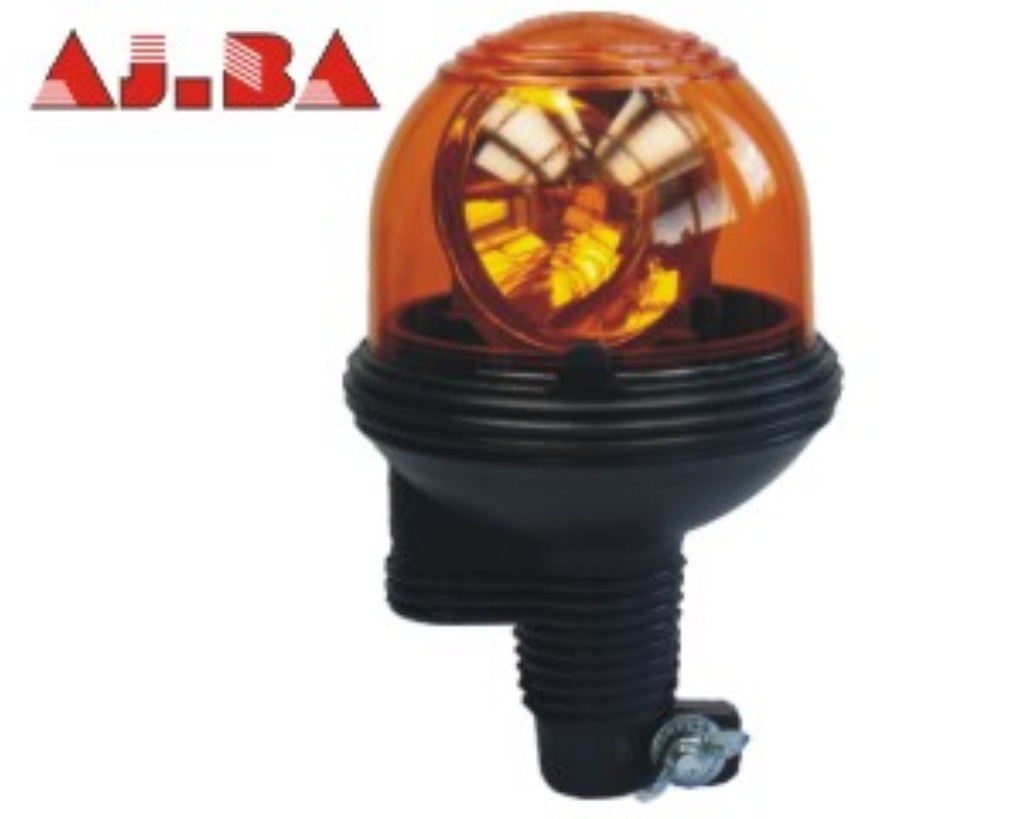 Maják flexi 12V/24V uchytením na tyč žltý MEGALUX 