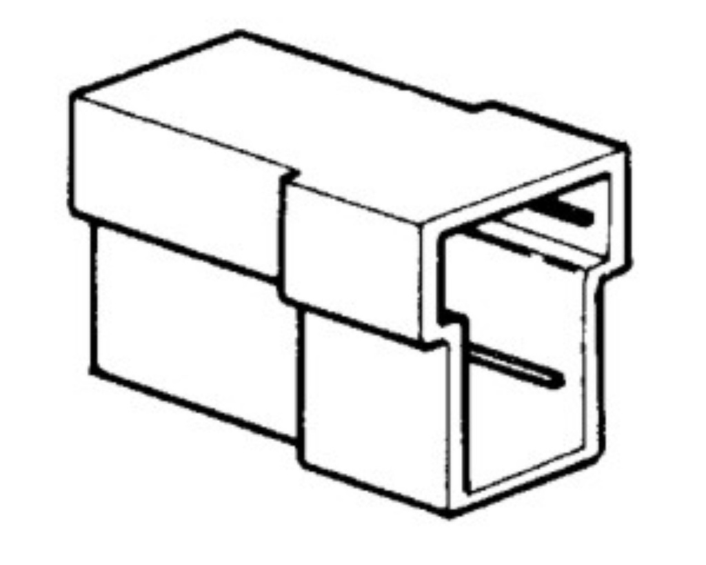 Terminal cover 6,3mm - 2 way "T"
