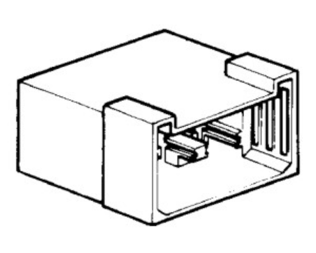 Terminal cover 6,3mm - 6 way