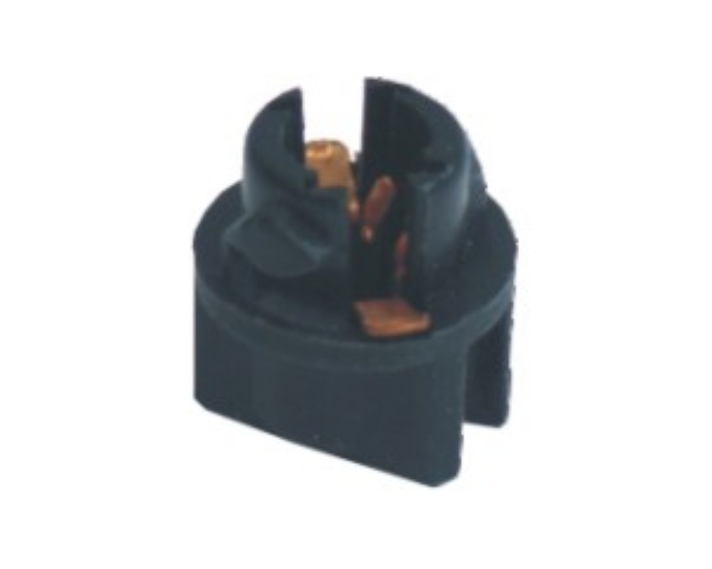 Bulb socket with W2x4,6d base