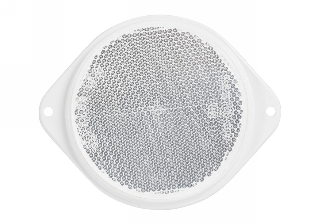 Reflector 85mm round white with handle
