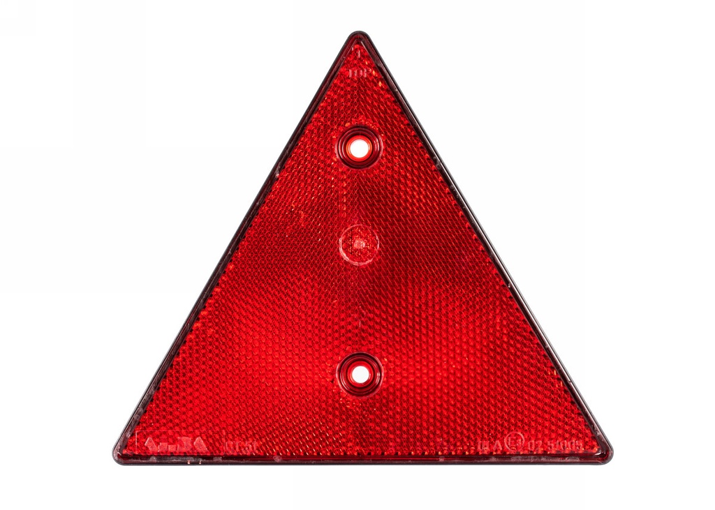 Triangle reflector  red 150mm