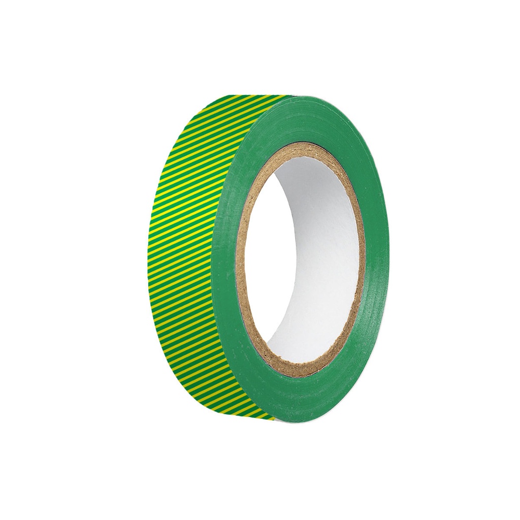 PVC INSULAT.TAPE 15mm x 10m YELLOW/GREEN