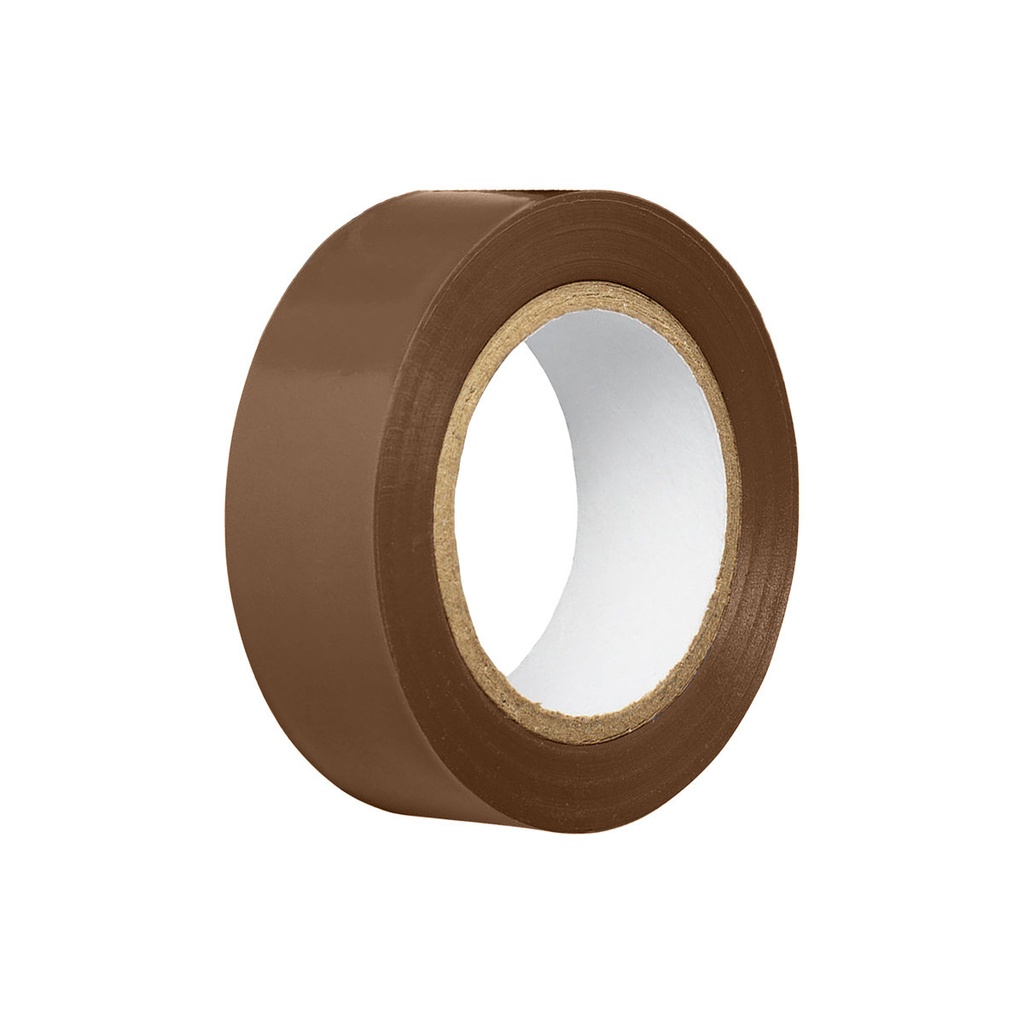 PVC INSULATION TAPE 19 mm x 10m - BROWN