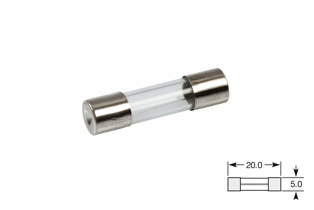 Poistka sklenená 5A 5x20mm ELTA