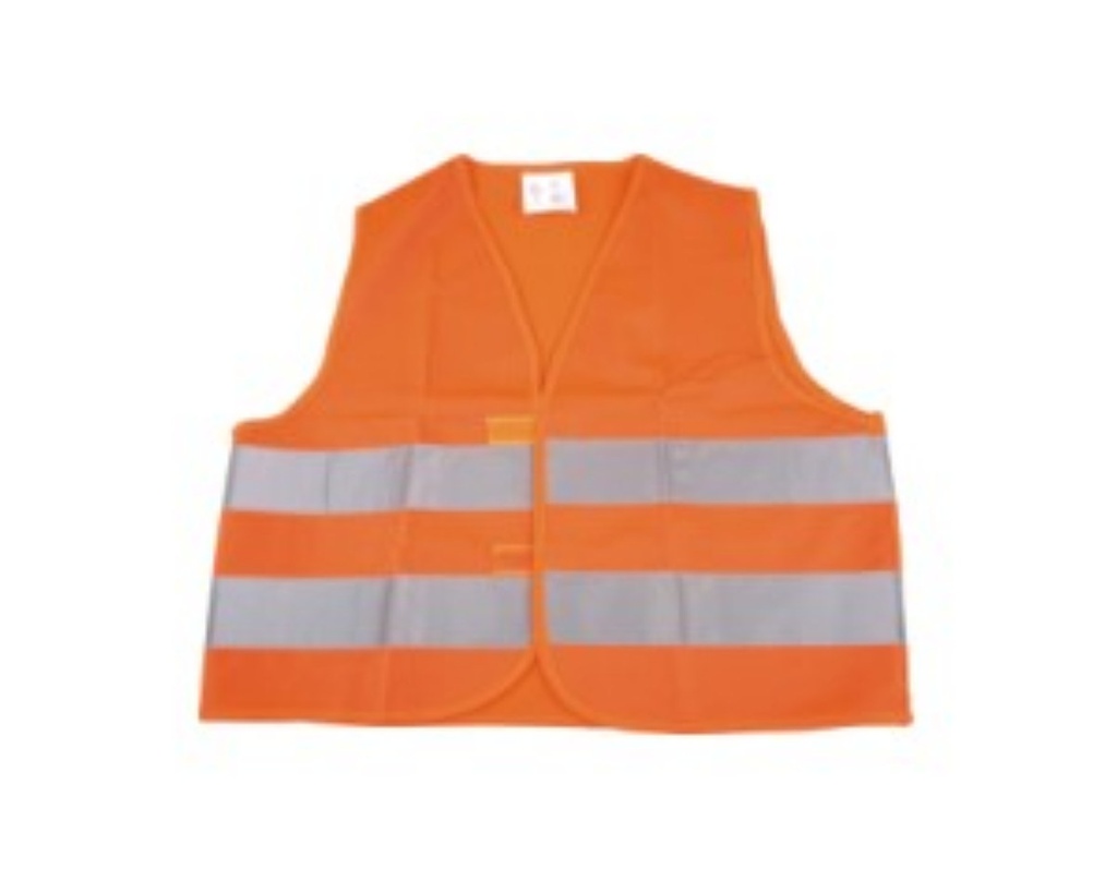 Fluoresc.orange high visib.vest-children