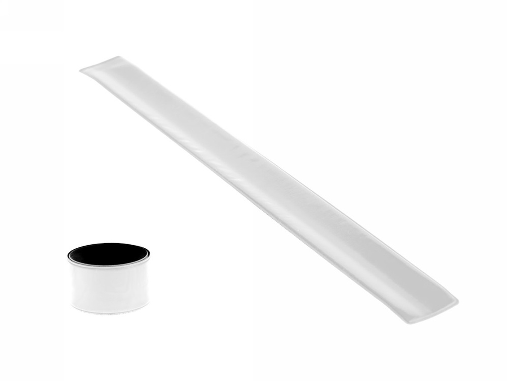 Reflexný pás strieborný zámkový 2ks 