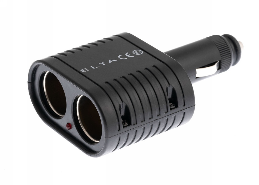 Cigarette lighter adaptor-2 way,8A fuse