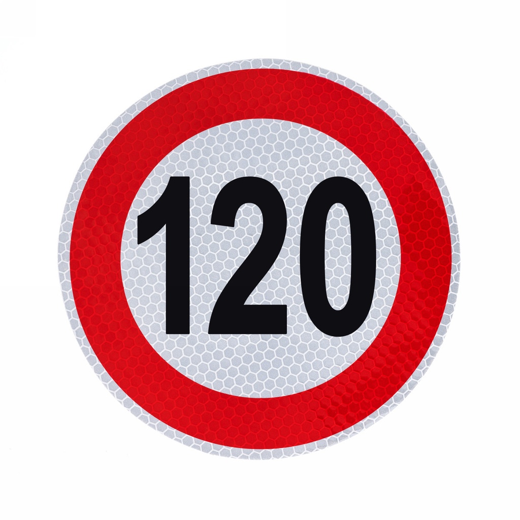 Speed limit Sign 120, diameter: 150mm
