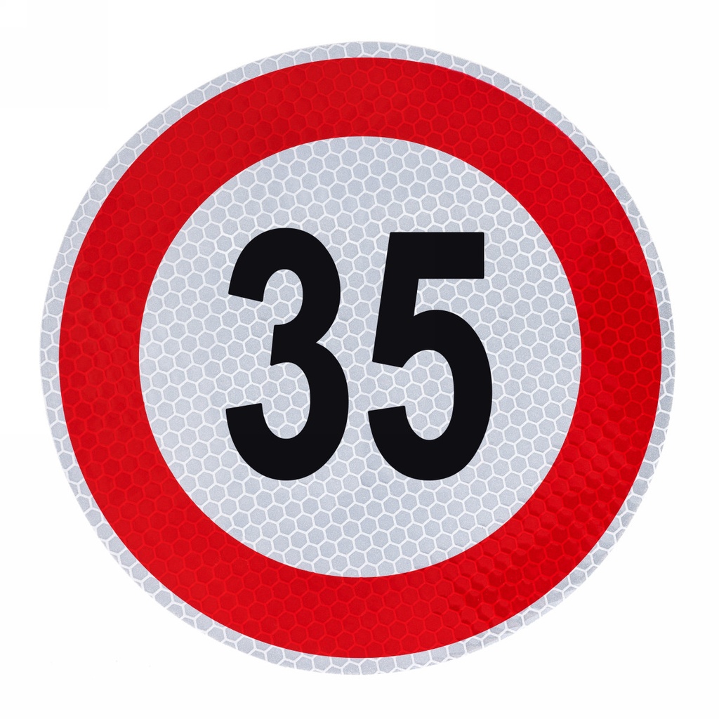 Speed limit Sign 35, diameter: 200mm