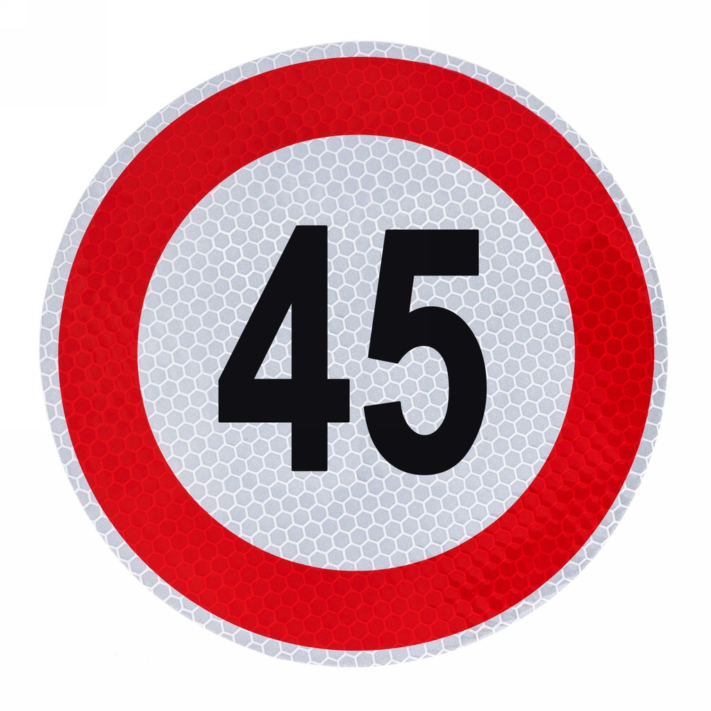 Speed limit Sign 45, diameter: 200mm