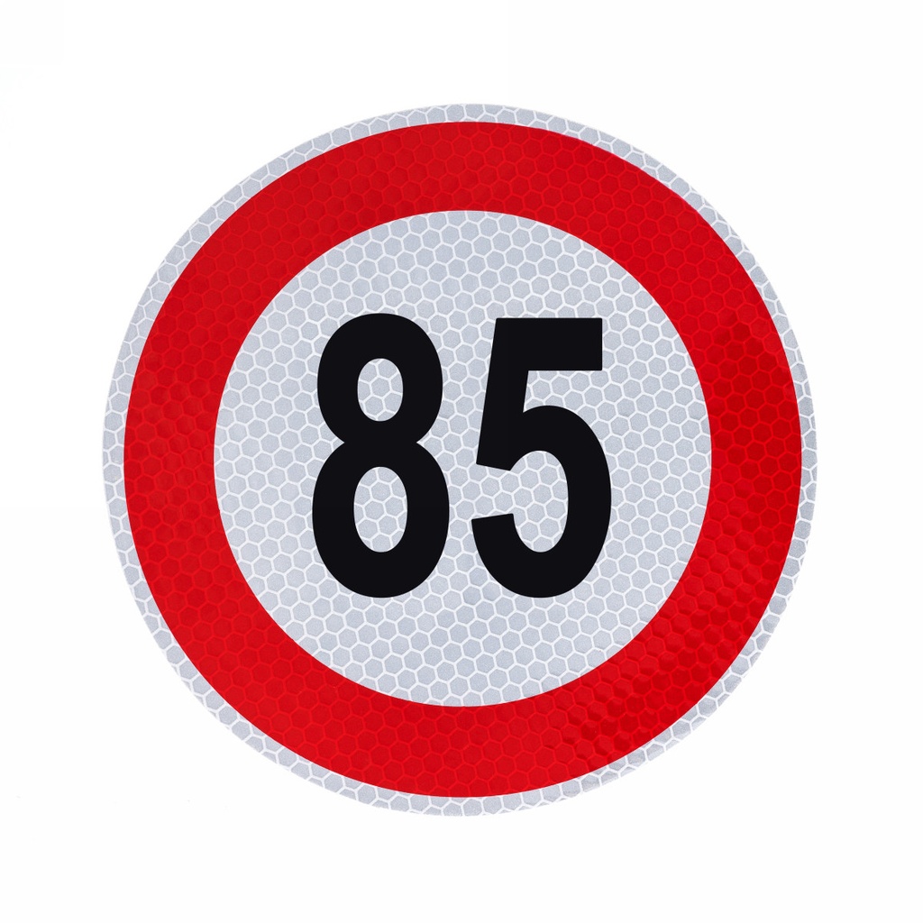 Speed limit Sign 85, diameter: 150mm