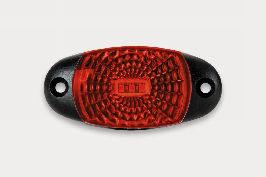 Red LED clearance lamp with a cable