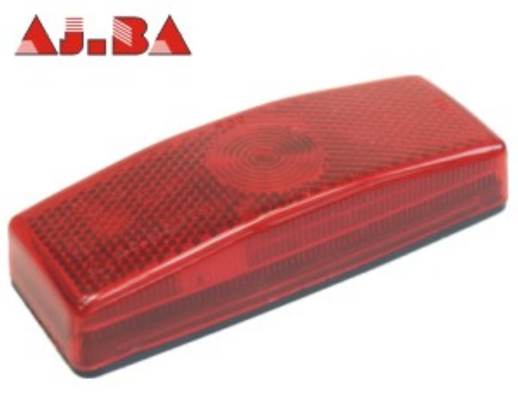 Rear position lamp w.reflector-red