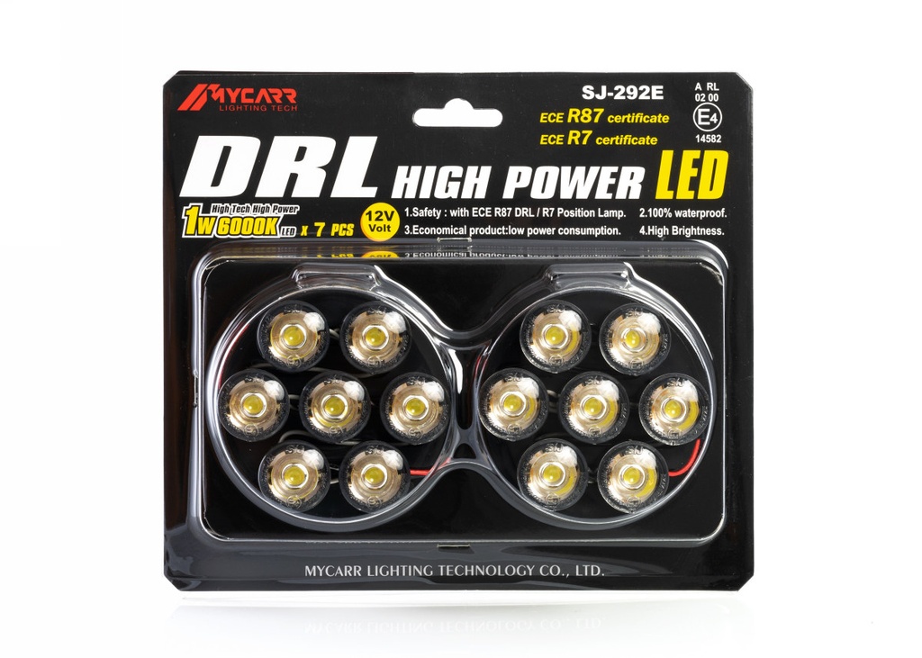 Daytime running light 12V, 7LED